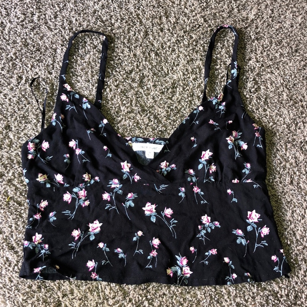 Cropped Floral Top